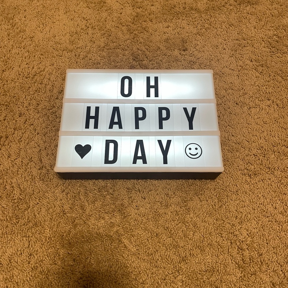 Lightbox Message Board Sign - Picture 2 of 7
